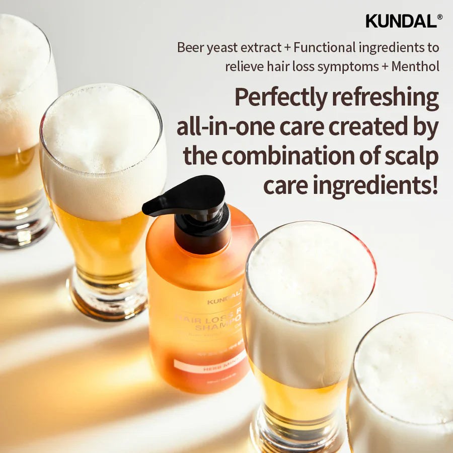 Kundal Beer Yeast Scalp Shampoo (Herb Mint)
