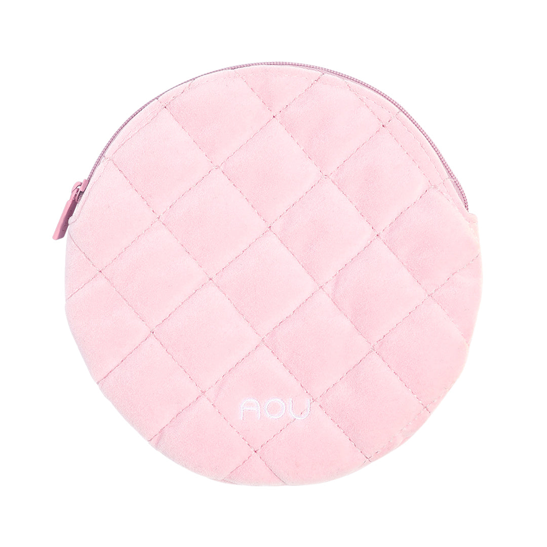 [AOU] Quilted Velvet Pouch