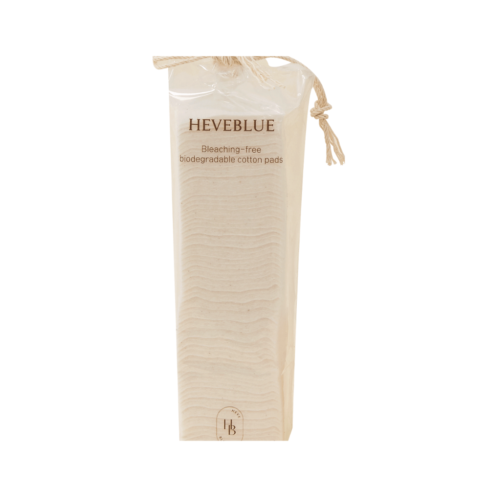 [HEVEBLUE] Bleaching-free Biodegradable Cotton Pads