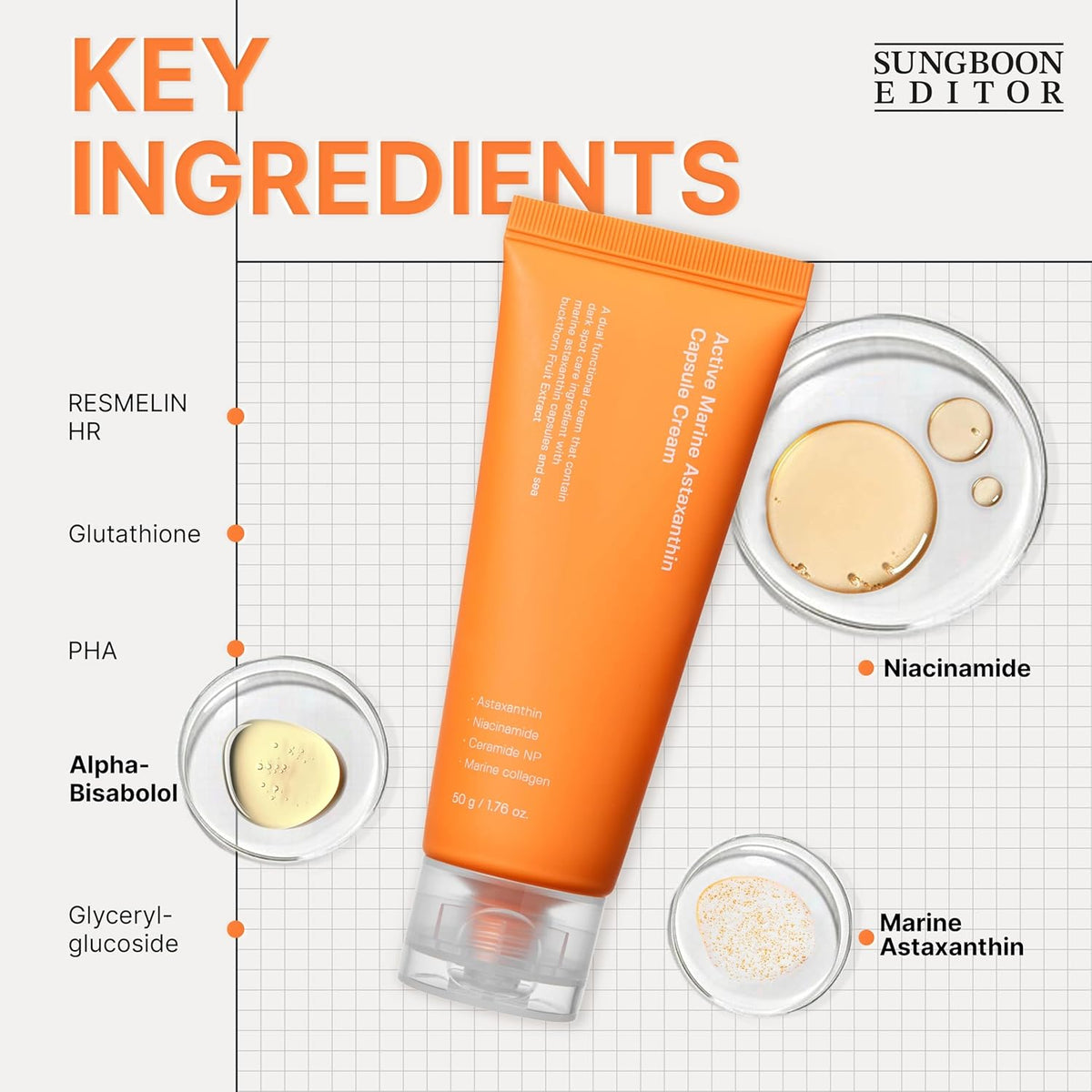 [Sungboon Editor] Active Marine Astaxanthin Capsule Cream