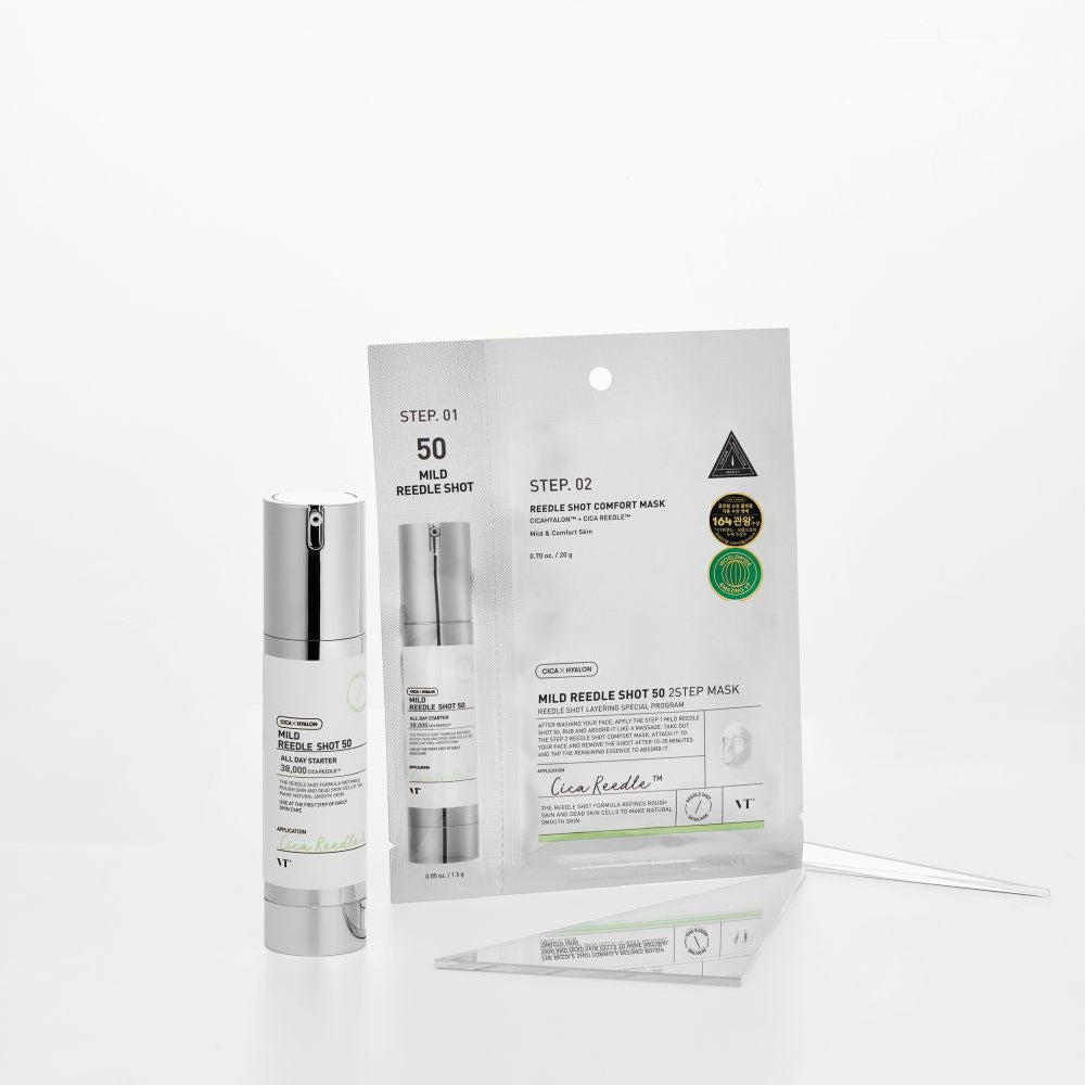 [VT Cosmetics] Mild Reedle Shot 50 2Step Mask