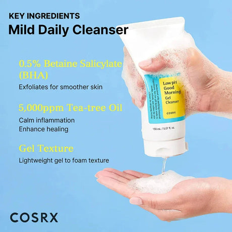 [COSRX] Low pH Good Morning Gel Cleanser