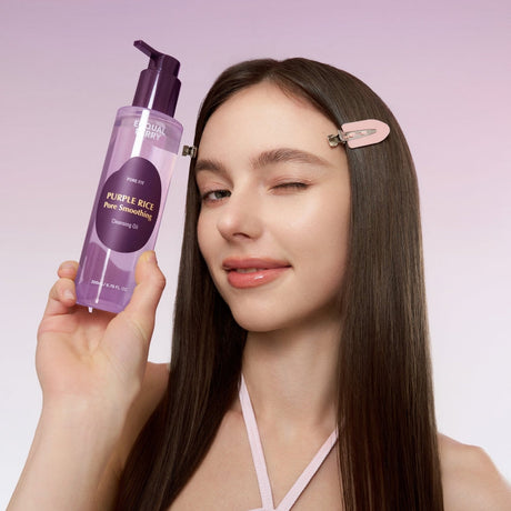 [EQQUALBERRY] Purple Rice Pore Smoothing Cleansing Oil