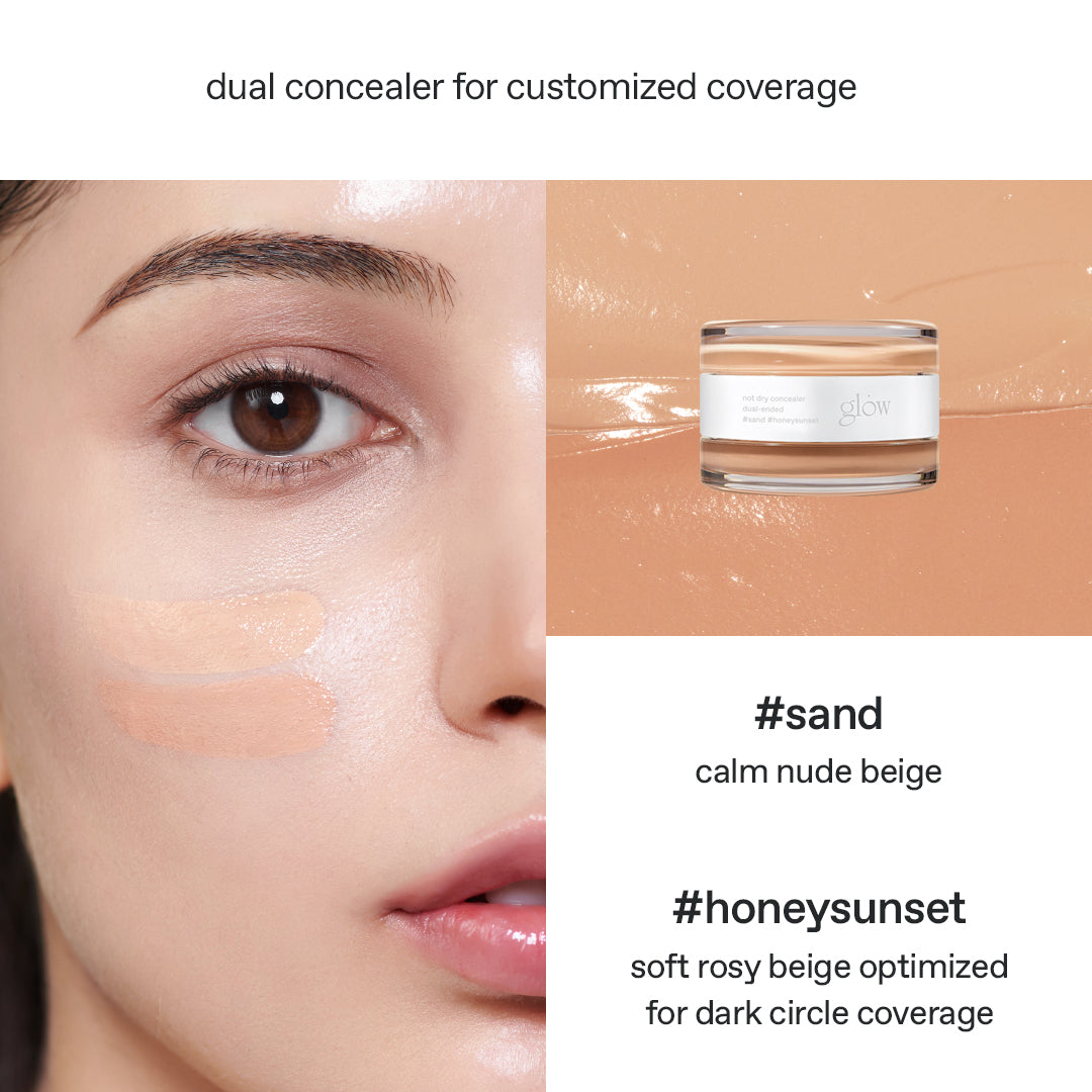 [glow] not dry concealer dual-ended