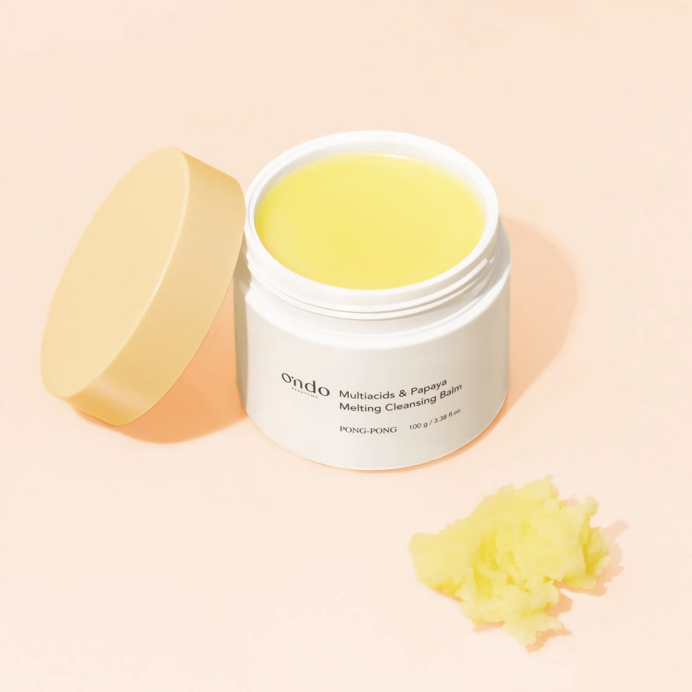 Ondo Beauty 36.5 Multiacids & Papaya Melting Cleansing Balm PONG-PONG koostumus